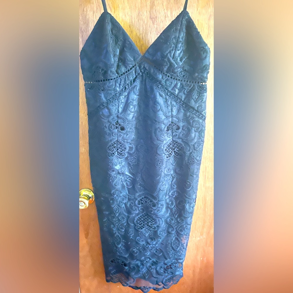 NWT. Beautiful sheath dress. Knee length, sexy dress. Fit more like a size 10/12